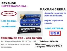 MAXMAN CREMA MILAGROSA PARA MÁS TAMAÑO 